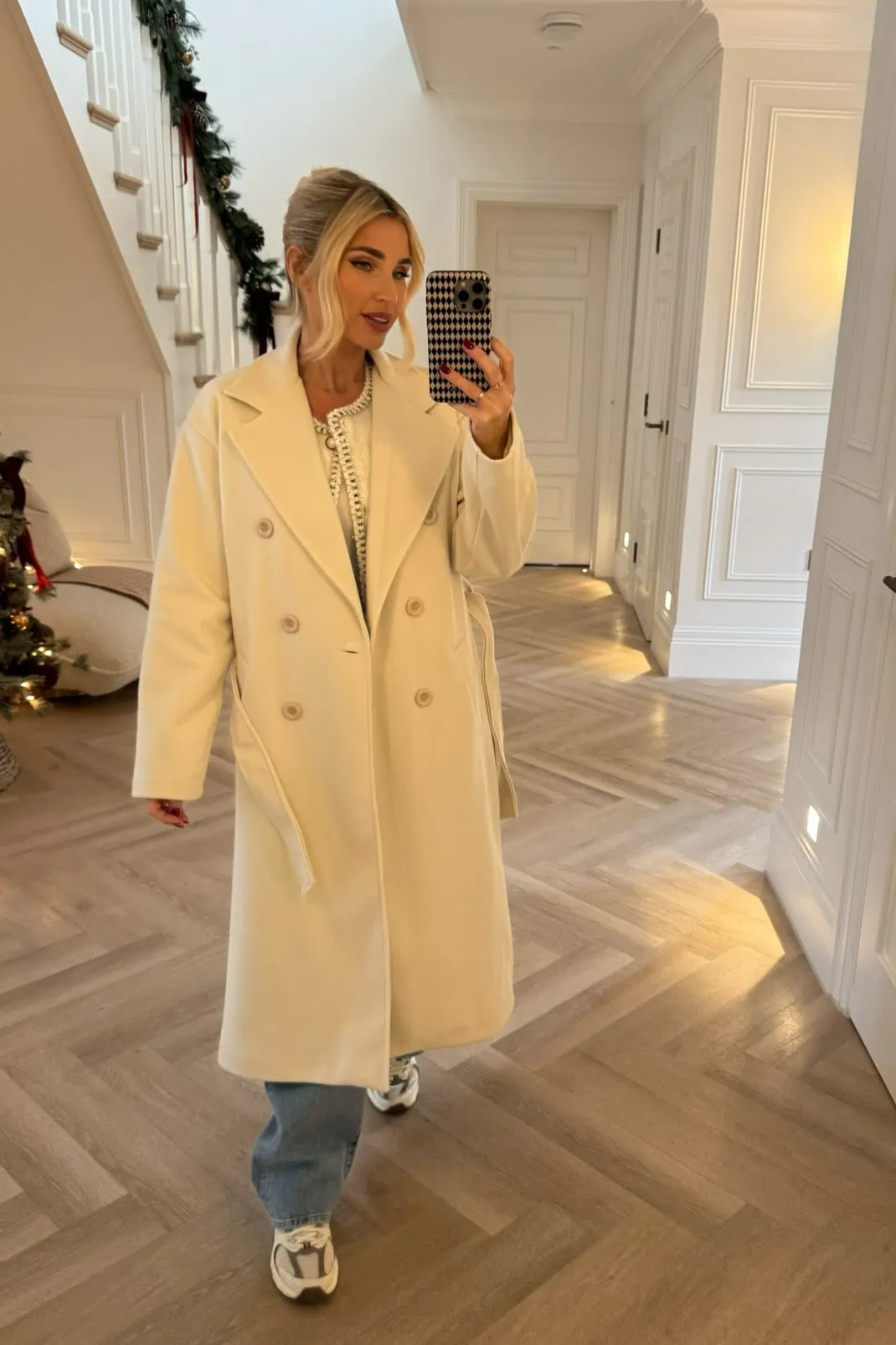 CREAM WOOL COAT