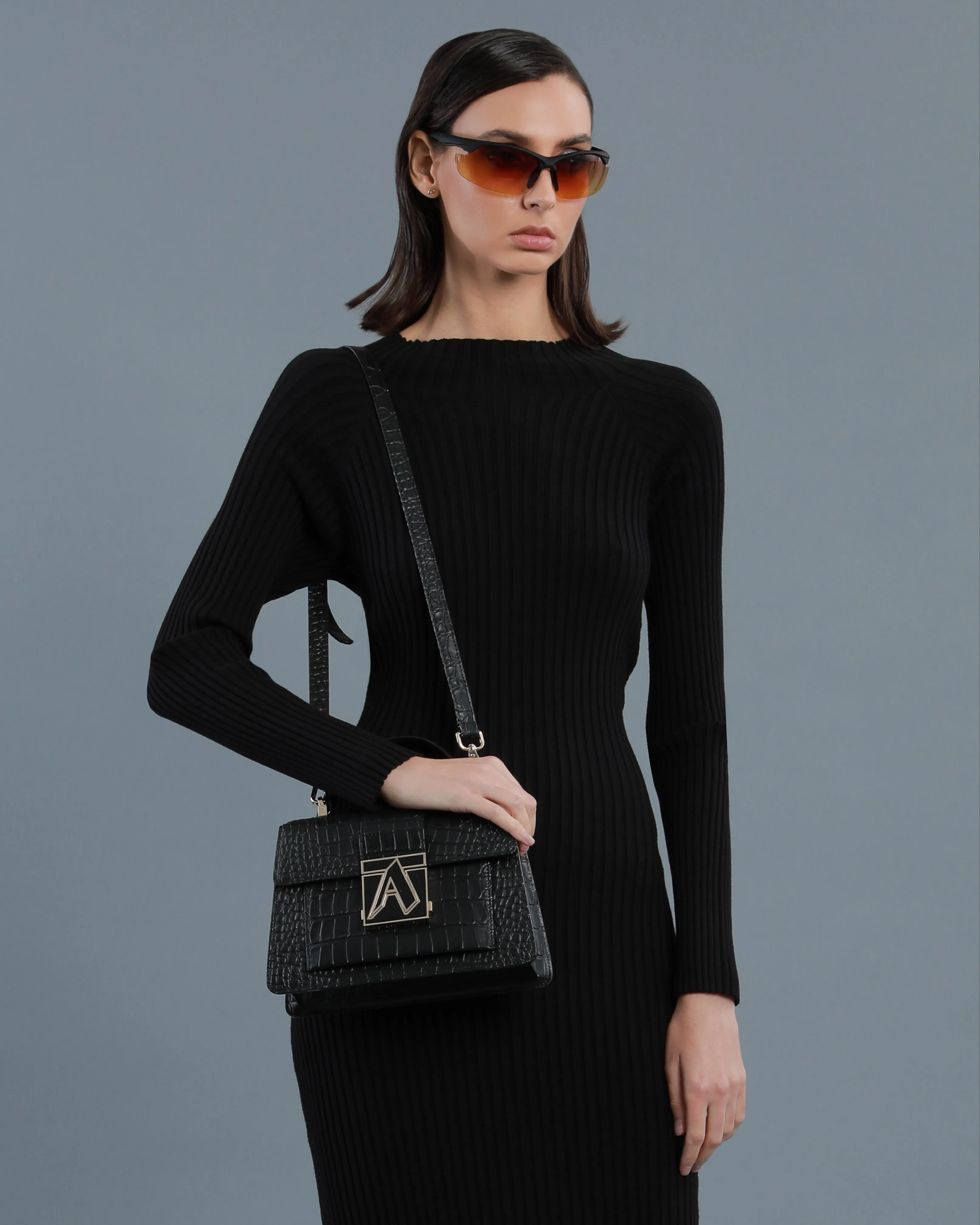 Cut-Out Knitted Dress