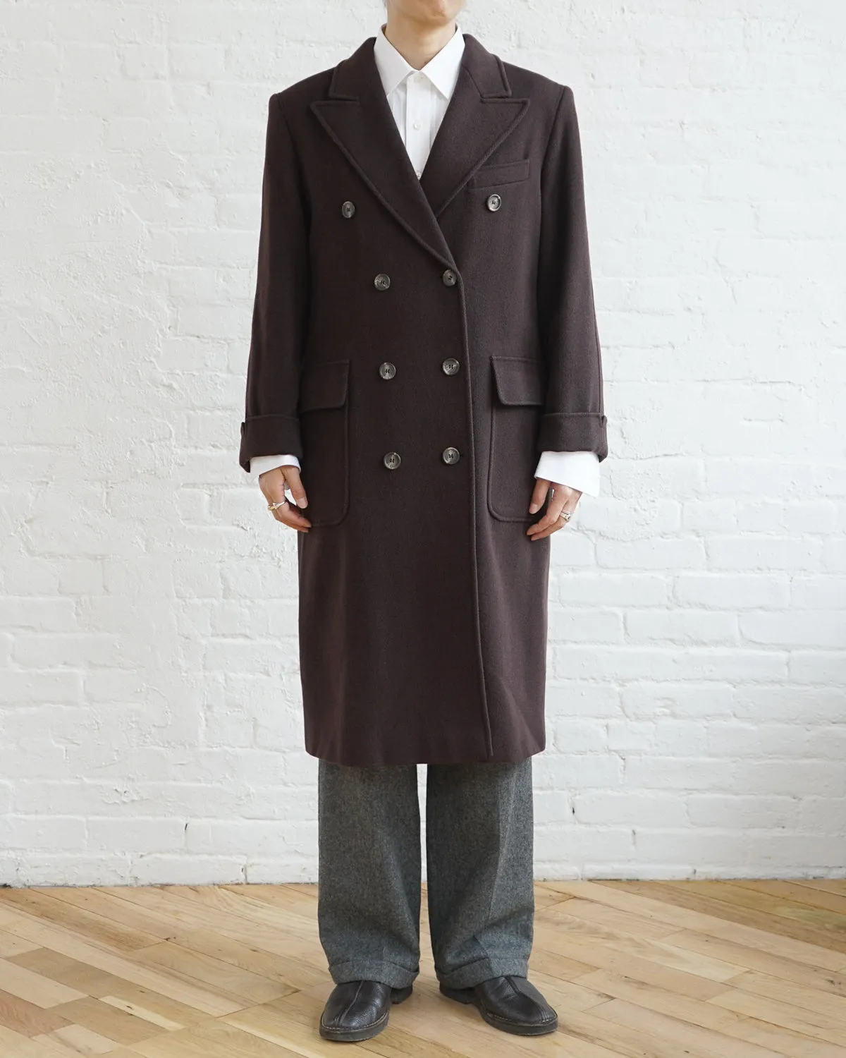 Double Breasted Wool Coat