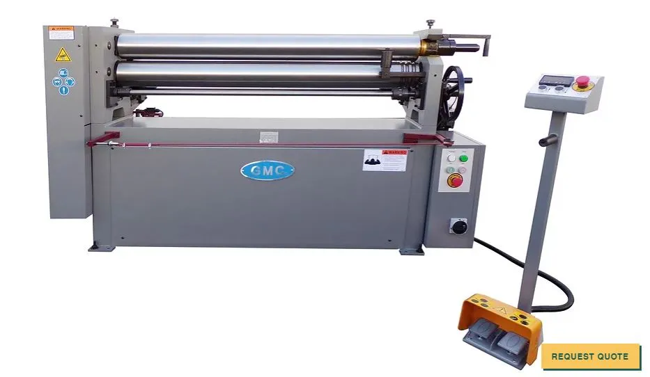 GMC POWER BENDING ROLLS 5 X 10 GA. Mfg. item #: PBR-0510E