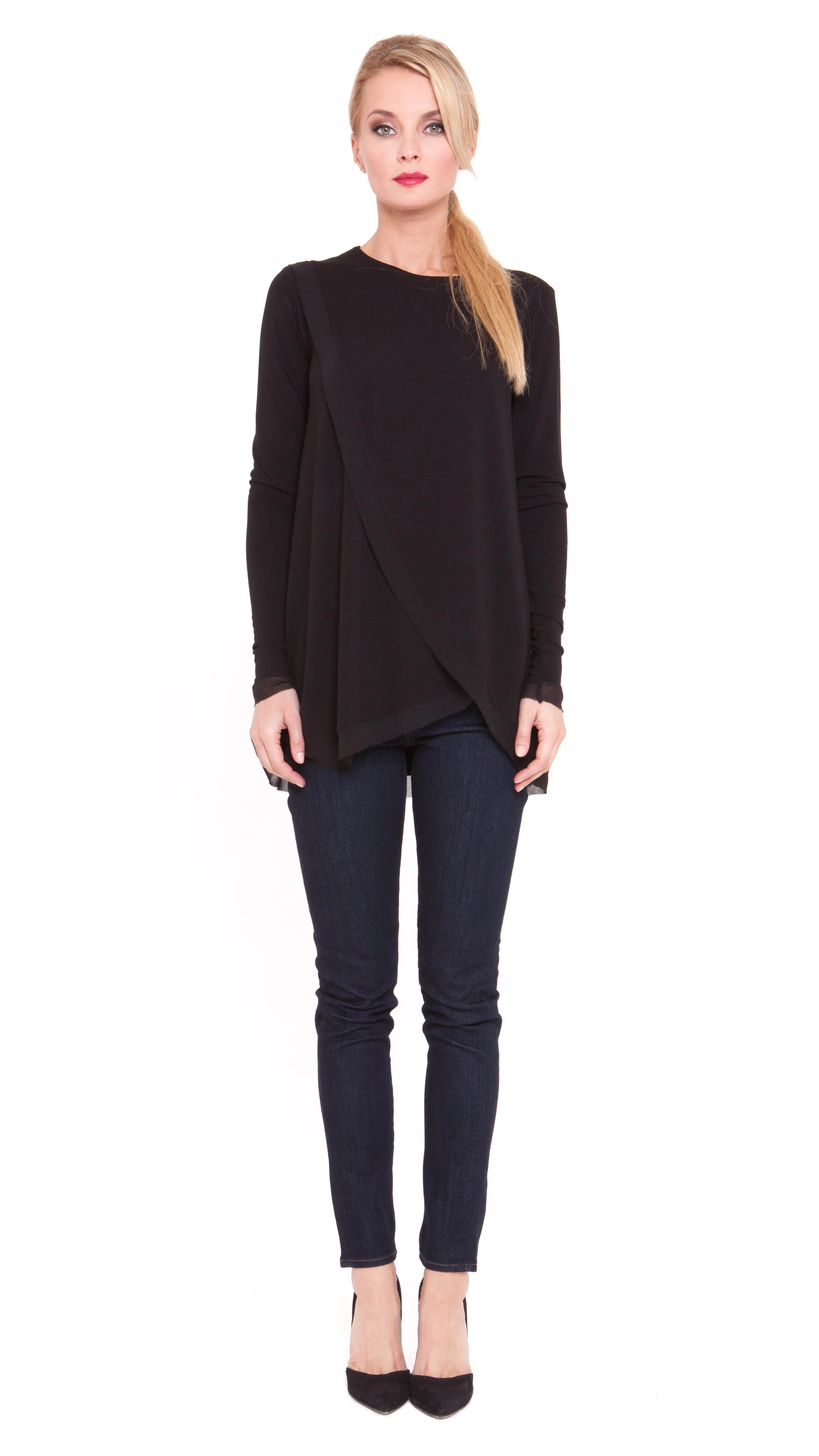 Karlyn Asymmetric Layer Top