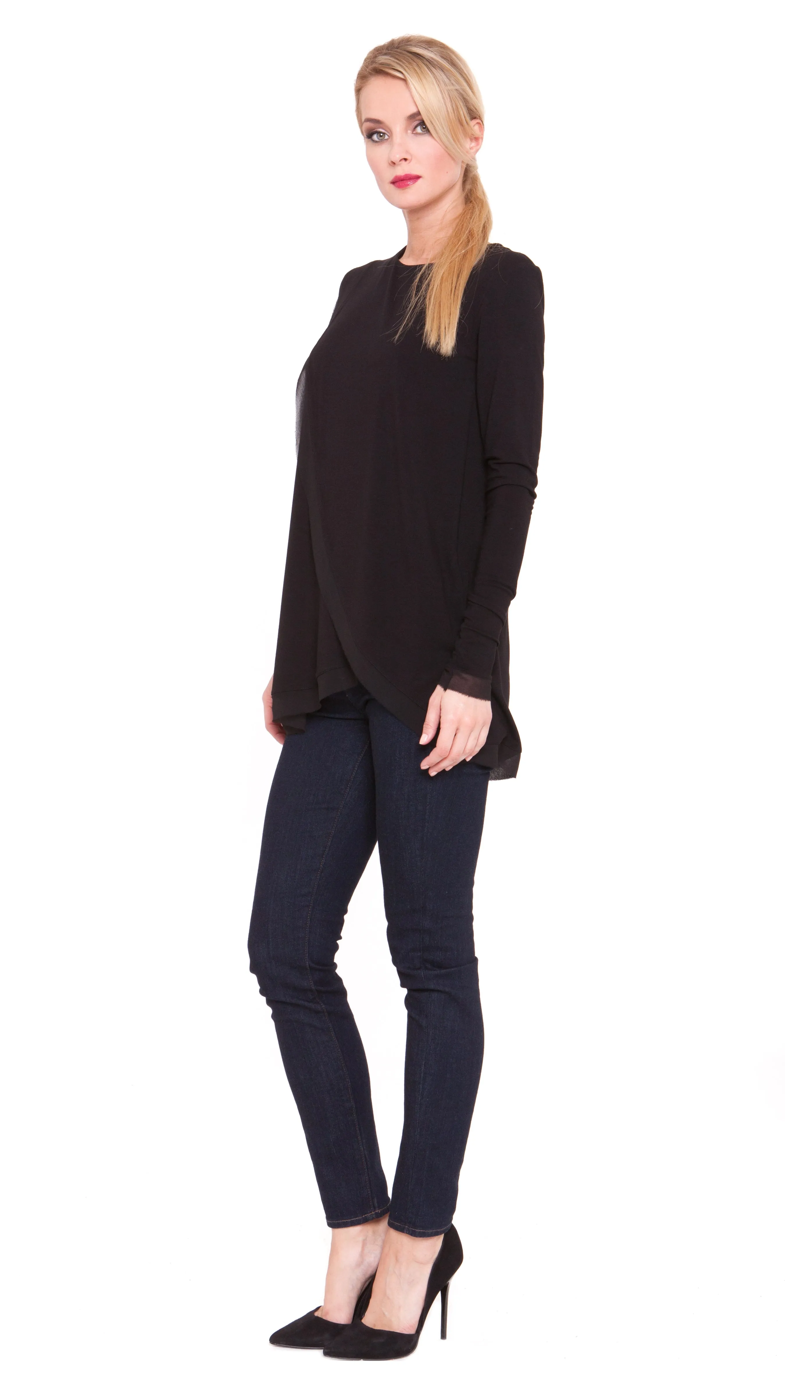 Karlyn Asymmetric Layer Top