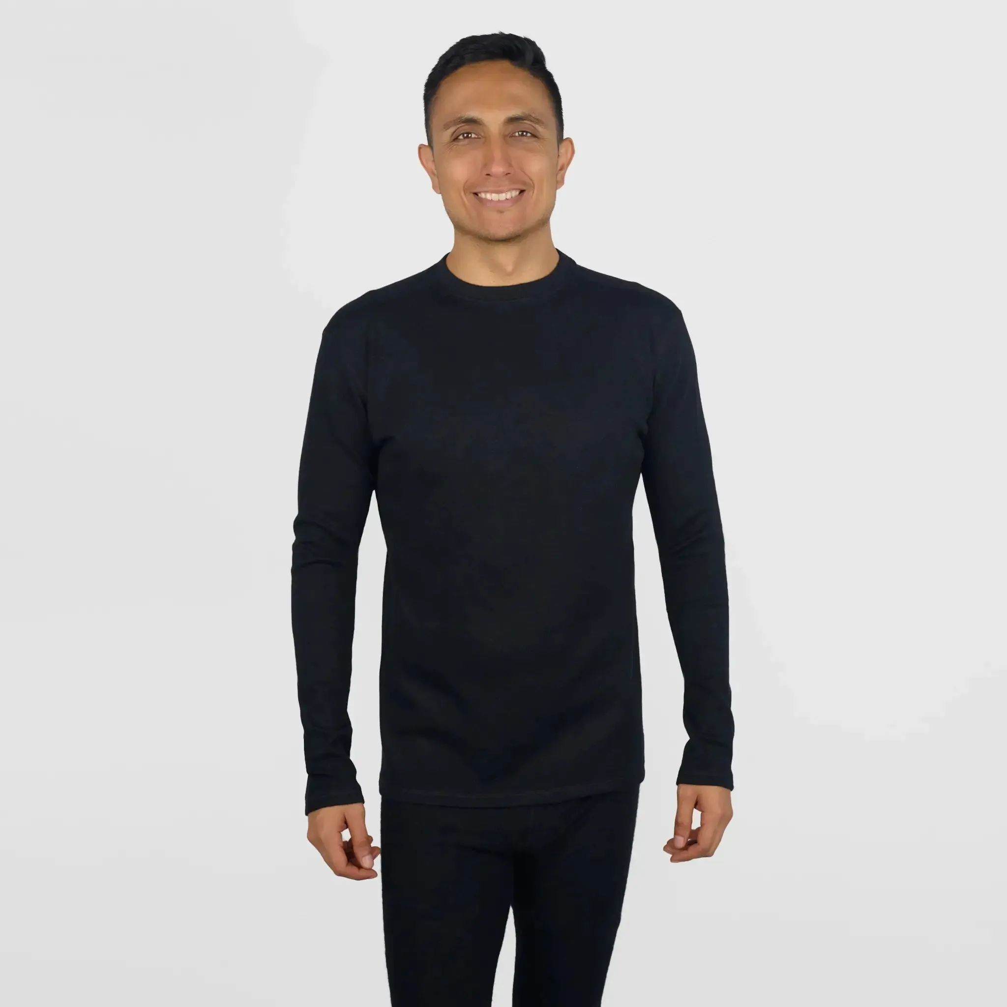 Men's Alpaca Wool Sweater: 300 Lightweight