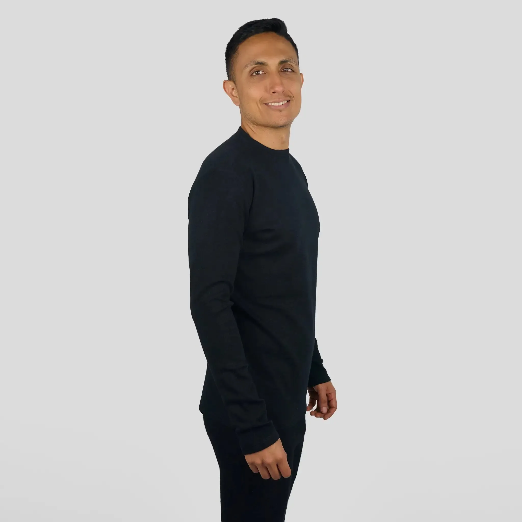 Men's Alpaca Wool Sweater: 300 Lightweight