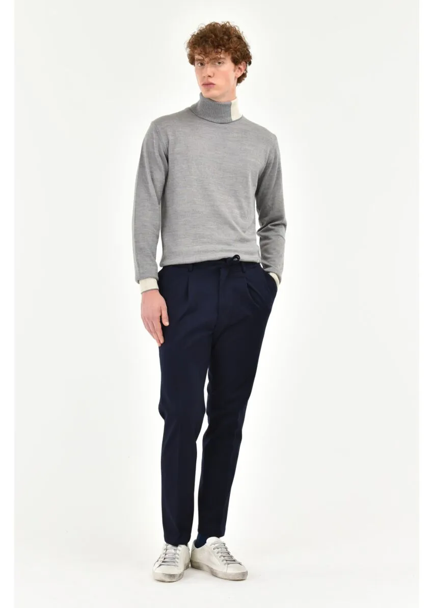 Merino Raglan Mockneck Sweater