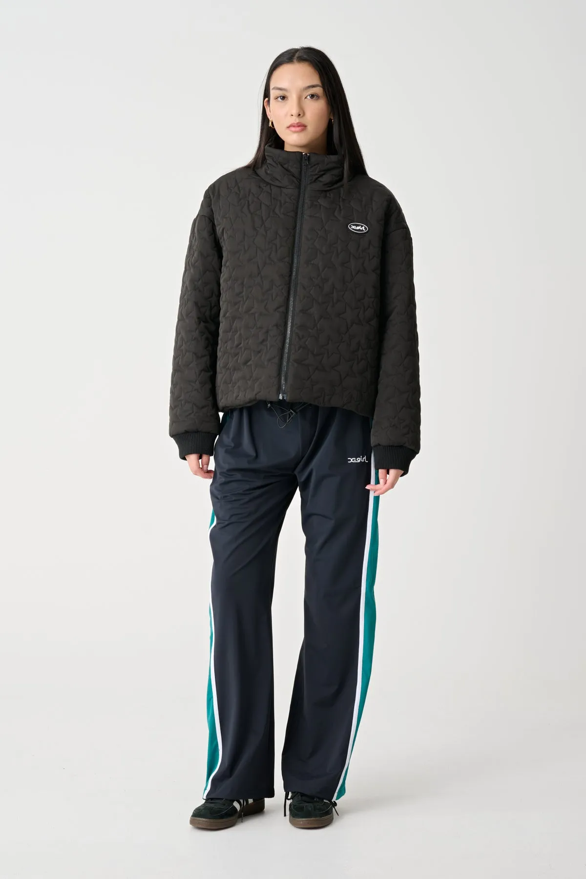 MILLS PUFFER JACKET - Black