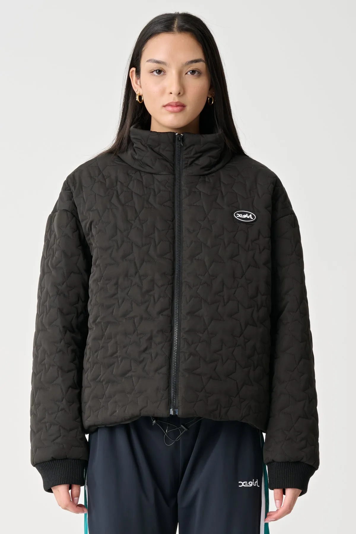 MILLS PUFFER JACKET - Black