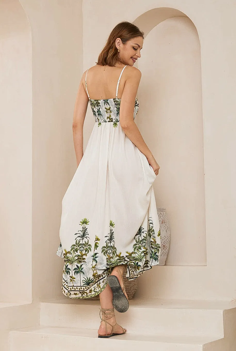 Palm Tree Maxi Dress