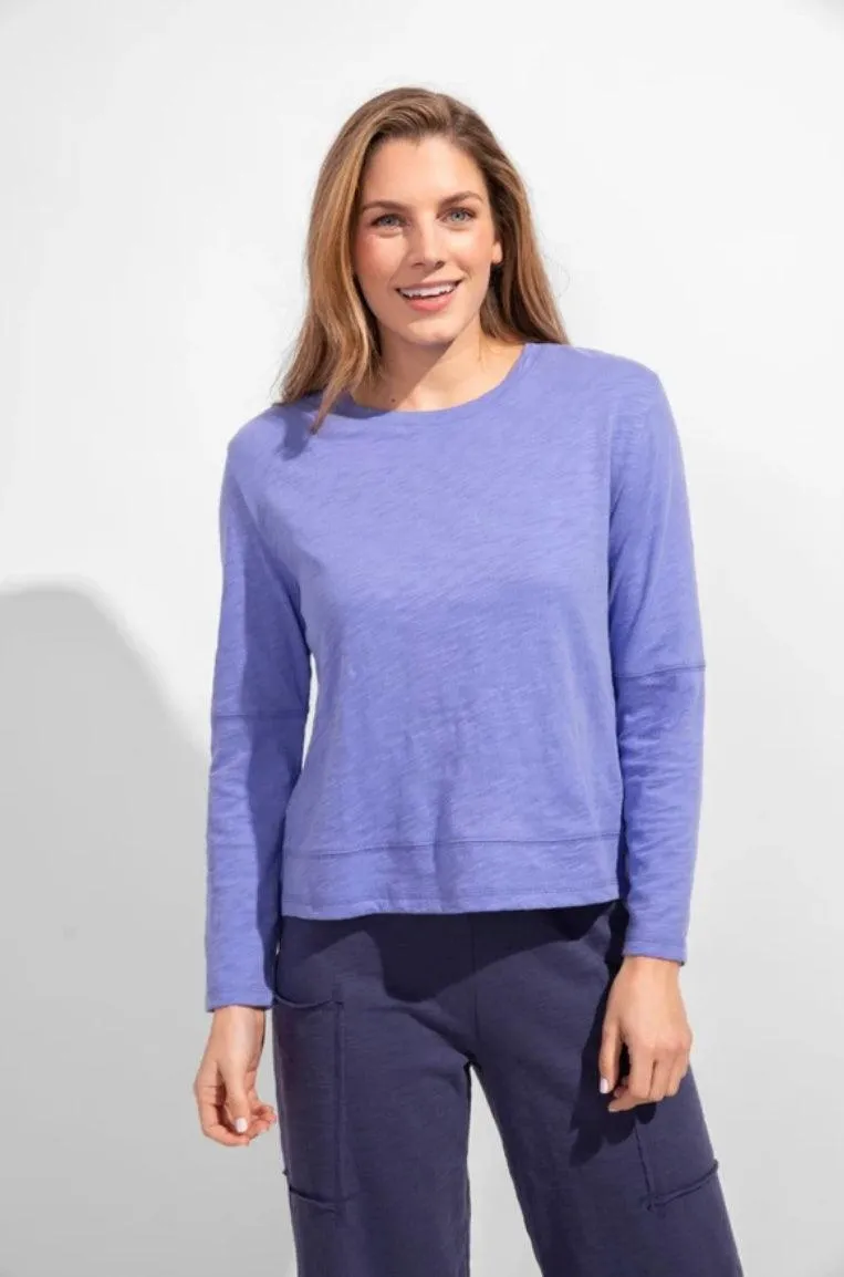 Step Hem Boxy Tee Long Sleeve by Escape by Habitat 10024