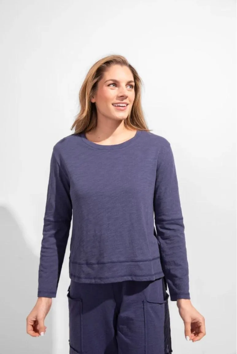Step Hem Boxy Tee Long Sleeve by Escape by Habitat 10024
