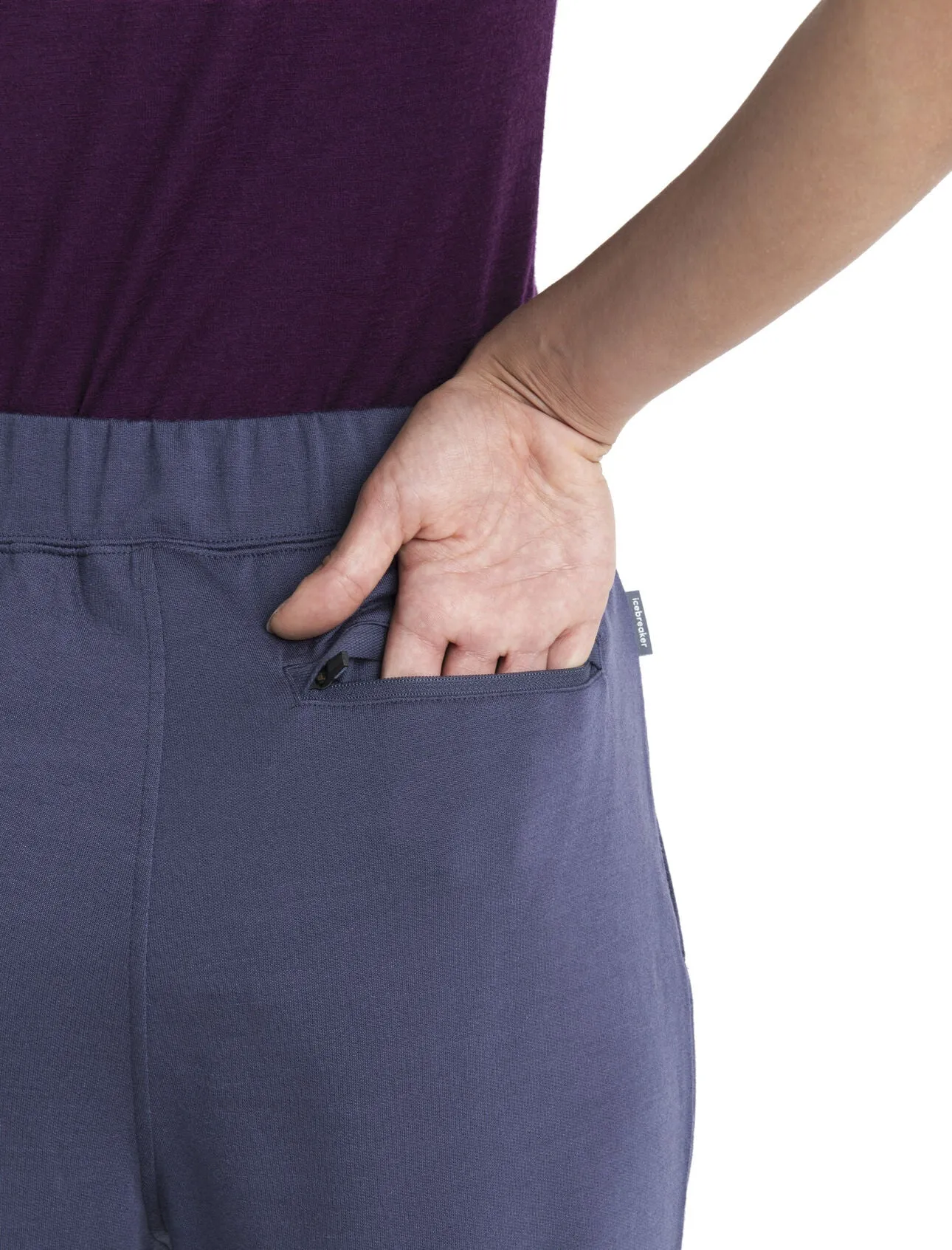Womens Merino Blend 200 Crush Ankle Pants
